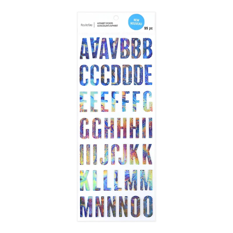 Oil Slick Chipboard Stickers by Recollections™