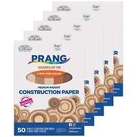 Prang® 9" x 12" Shades of Me Medium Weight Construction Paper, 5 Packs of 50 Sheets