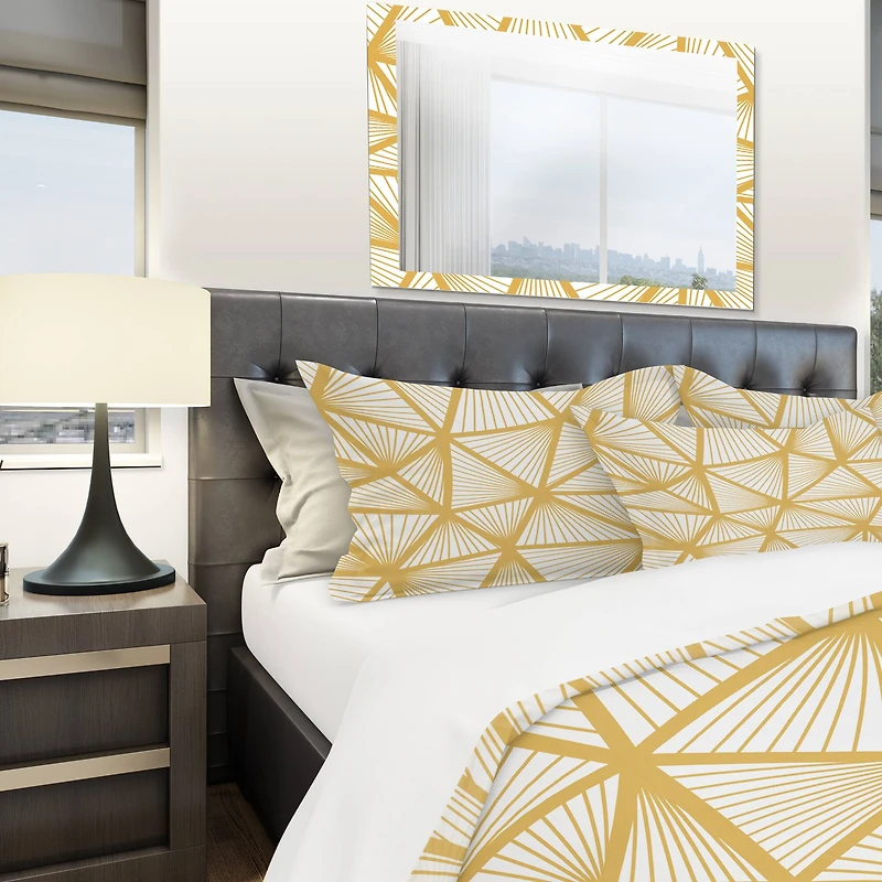 Designart 'Art Deco Geometric Decorative Pattern' Modern Bedding Set