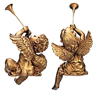 Design Toscano Trumpeting Angels of St. Peters Square Statue Set