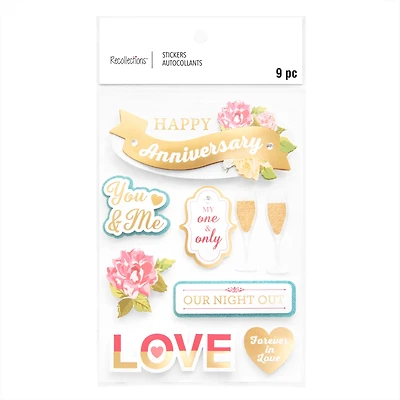 Happy Anniversary 3D Stickers by Recollections™