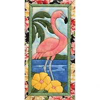 Quilt Magic® Flamingo No Sew Wall Hanging Kit