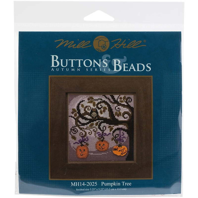 Mill Hill® Buttons & Beads Pumpkin Tree Counted Cross Stitch Kit