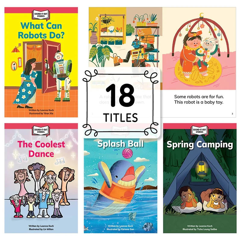 Creative Teaching Press® Sound-It-Out Stories Decodable Readers Set