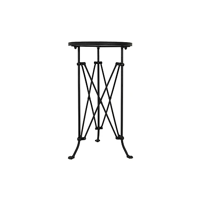 Hello Honey® 15" Metal Oval Tray-Style Accent Table