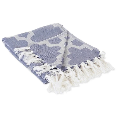 DII® French Blue Lattice Throw