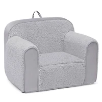 Cozee Sherpa Chair with Suede