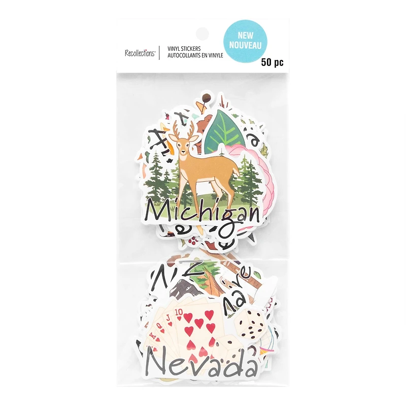 50 States Vinyl Stickers by Recollections™