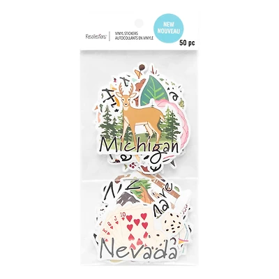 50 States Vinyl Stickers by Recollections™