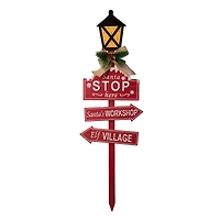 Glitzhome® 3.5ft. LED Christmas Yard Stake with Timer