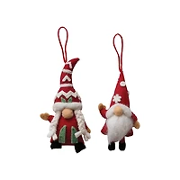 Hello Honey® Handmade Wool Felt Gnome Ornament Set with Applique