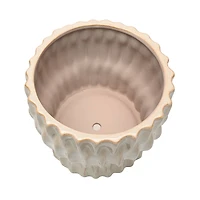 9" Tan Modern Ceramic Pot by Ashland®