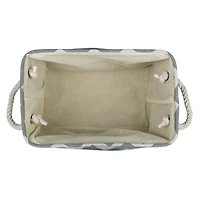 Medium Chevron Polyester Rectangle Bin