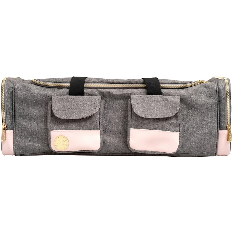 We R Memory Keepers® Pink & Gray Crafter's Machine Tote