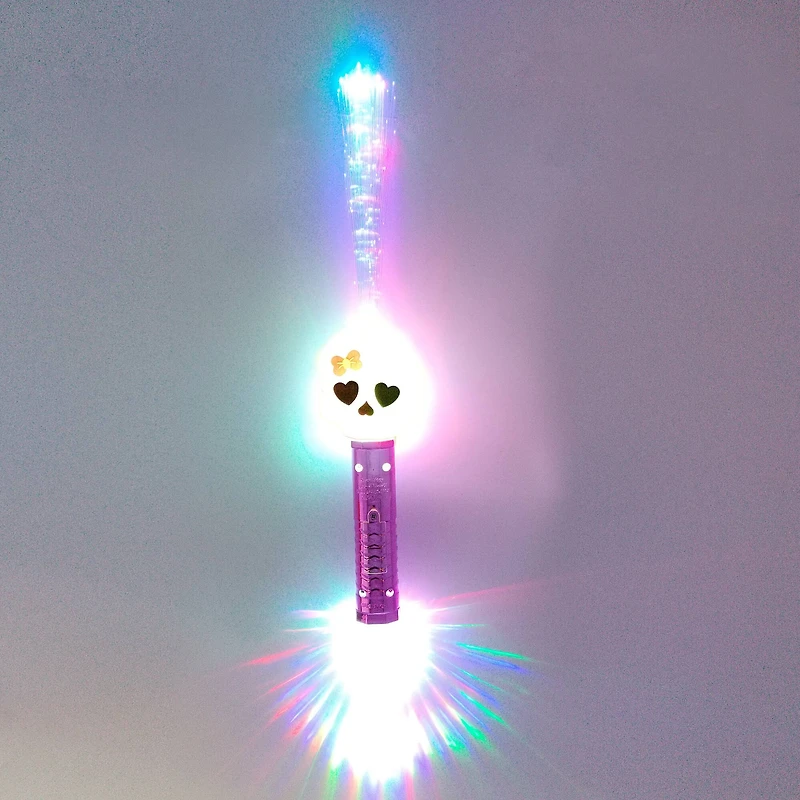Skull Light-Up Fiber Wand