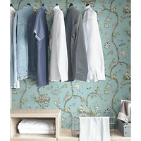 Wallpops Robin Egg Chinoise Exotique Scalamandre Self Adhesive Wallpaper