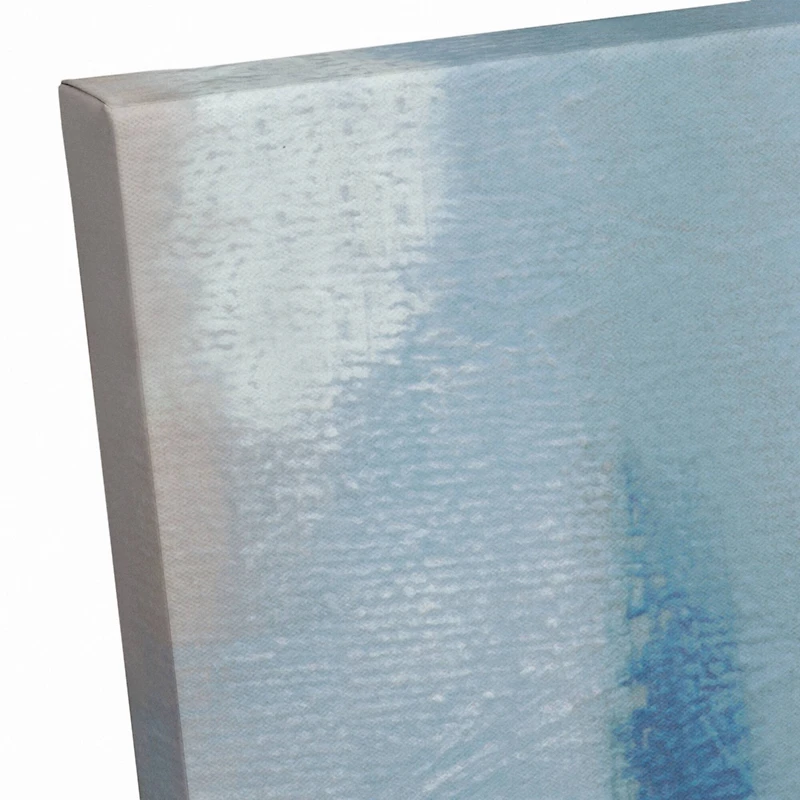 Navy Cow Sketch 20" x 20" Canvas Wall Art