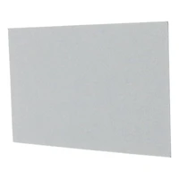 JAM Paper 2" x 3.5" Silver Metallic Stardream Blank Flat Note Cards, 500ct.