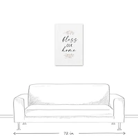 Bless This Home 20" x 30" Canvas Wall Art