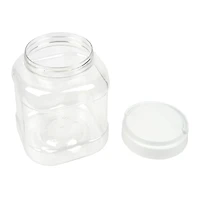 Clear Plastic Jar with Handle by Bead Landing