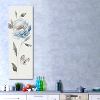 Frosted Blue Rose Canvas Giclee