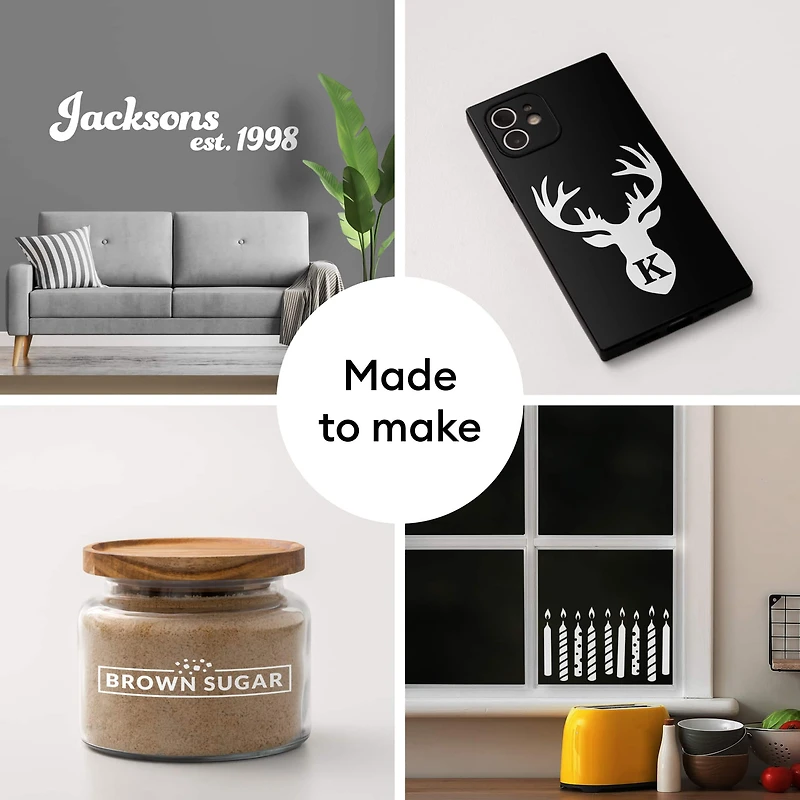 Cricut® Bulk Premium Vinyl™ Removable White, 12" x 30ft.