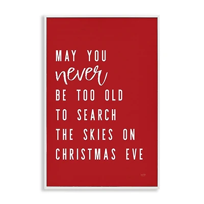 Stupell Industries Search the Skies on Christmas Eve Framed Giclee Wall Art