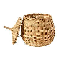 Hello Honey® Hand-Woven Wicker Baskets with Lids Set