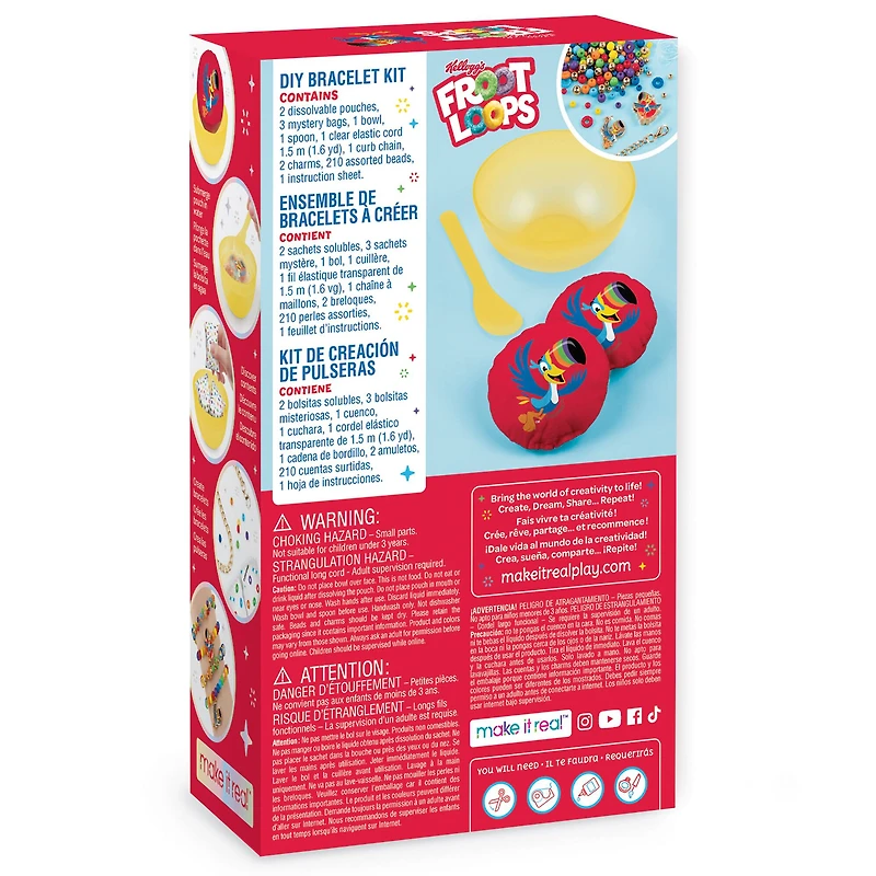 Make It Real™ Kellogg's™ Cerealsly Cute Froot Loops™ DIY Bracelet Kit