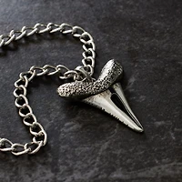 Silver Metal Tooth Pendant by Bead Landing™