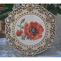 Alisa Poppy Cross Stitch Kit