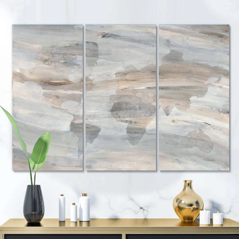 Designart - Misty World Map