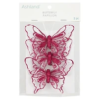 Glitter Butterfly Embellishments