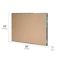 American Art Décor™ 36" NASA Stellar Ending Glossy Lacquer Canvas Wall Art Print