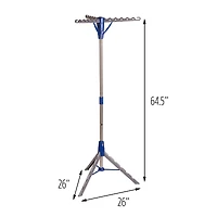Honey Can Do Blue Collapsible Tripod Clothes Drying Rack