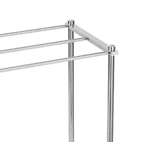 Organize It All Chrome Freestanding Towel Rack