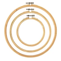 Loops & Threads™ Bamboo Hoop Set