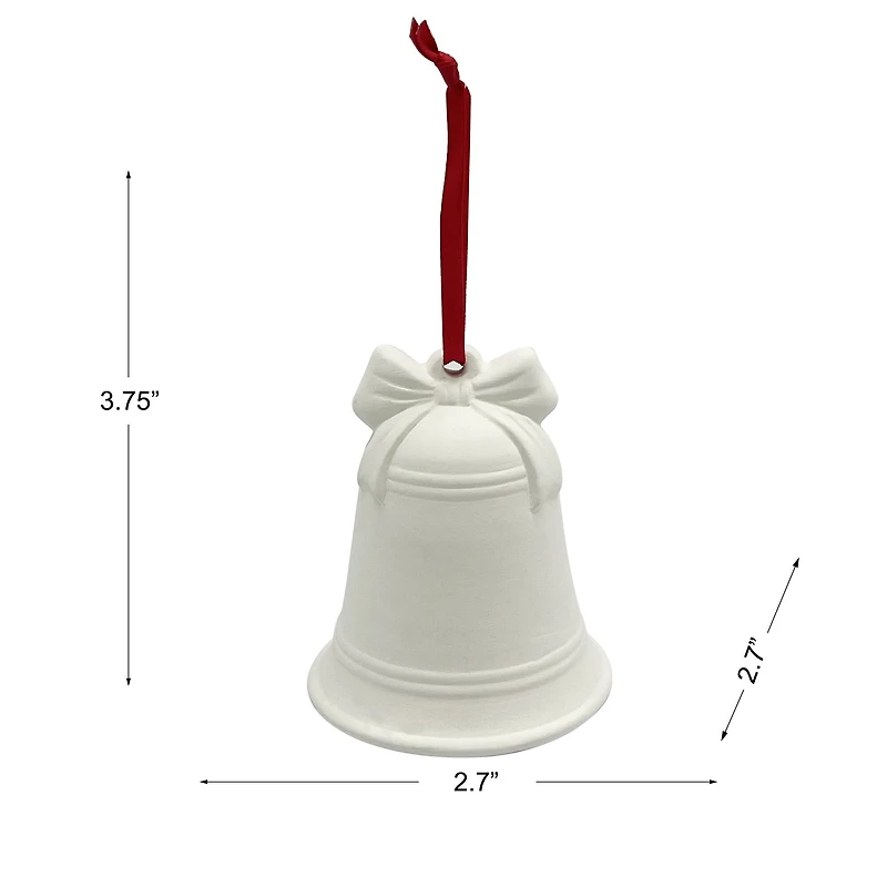 3.75" DIY Ceramic Bell Ornament by Make Market®
