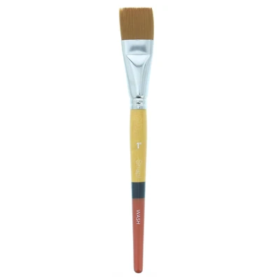 Princeton™ Snap!™ Series 9650 Gold Taklon Short Handle Wash Brush