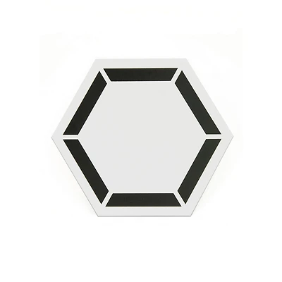 FloorPops Coltrane Peel & Stick Hexagon Floor Tiles