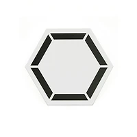 FloorPops Coltrane Peel & Stick Hexagon Floor Tiles