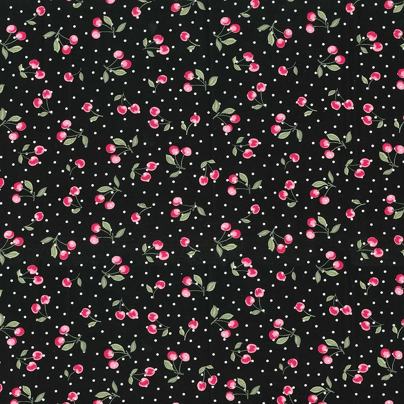 Fabric Traditions Cherry Toss Cotton Fabric