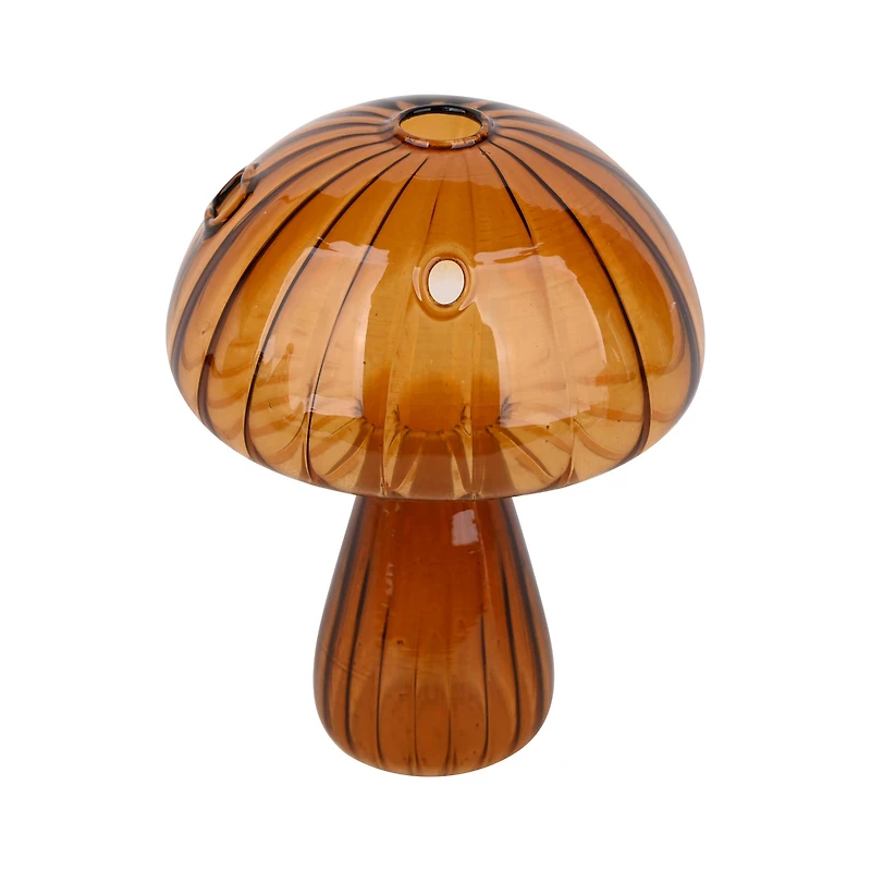 5" Amber Glass Mushroom Tabletop Décor by Ashland®