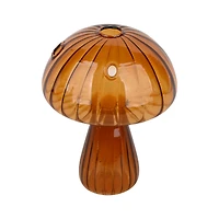 5" Amber Glass Mushroom Tabletop Décor by Ashland®