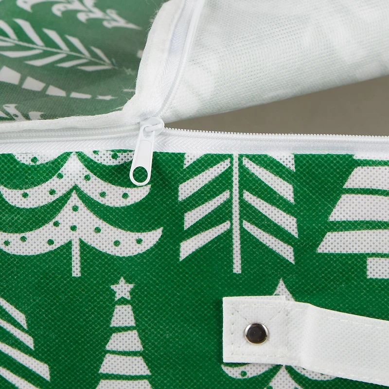 DII® Triple Christmas Tree Print Large Ornament Storage