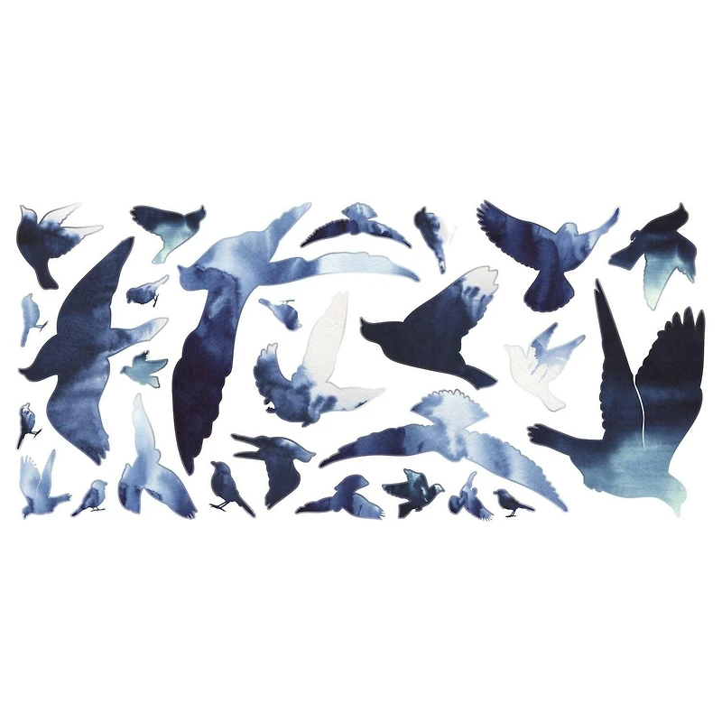 RoomMates Birds in Flight Peel & Stick Giant Wall Decals