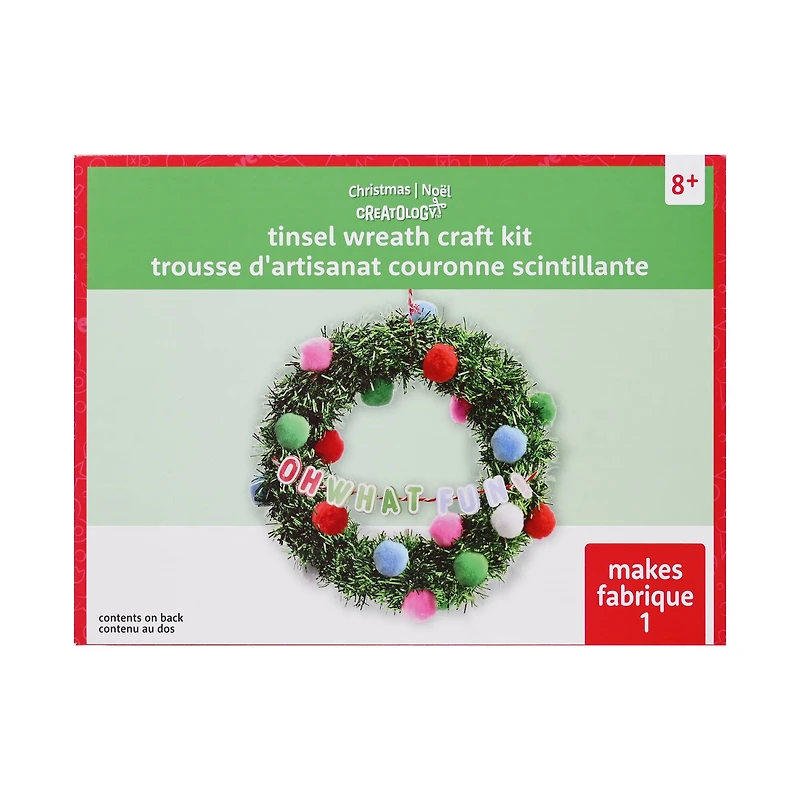 Tinsel Wreath Craft Kit by Creatology™