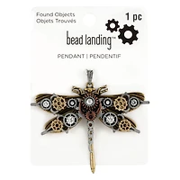 Found Objects Dragonfly Pendant by Bead Landing™