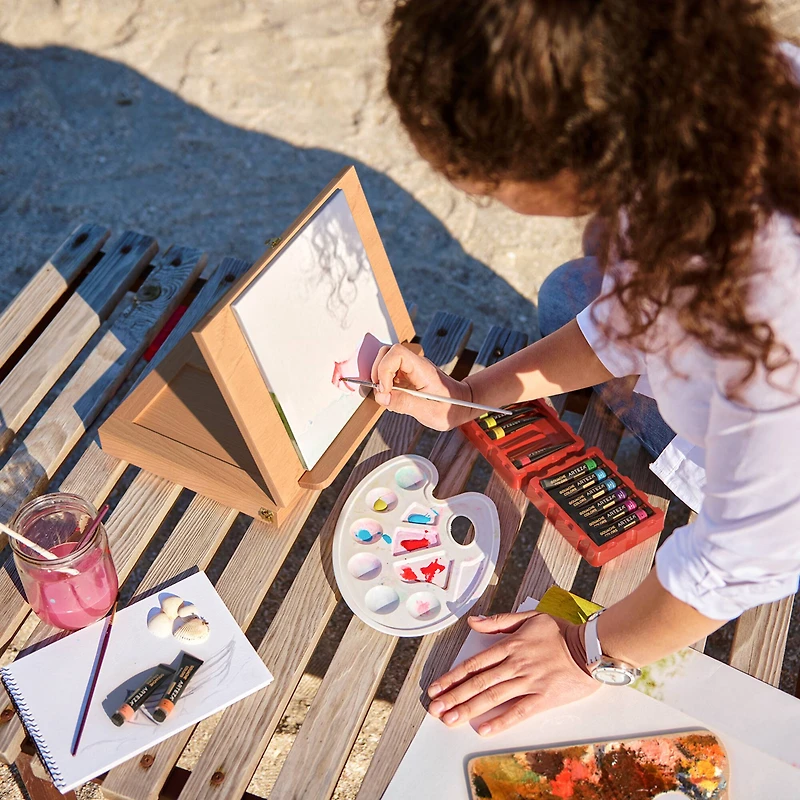 Arteza® Adjustable Wood Desktop Table Easel With Drawer