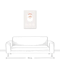 Ho Ho Ho Santa 20x30 Canvas Wall Art